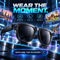📸 Smart Camera Glasses – Dual-Camera POV Photos & Bluetooth Audio